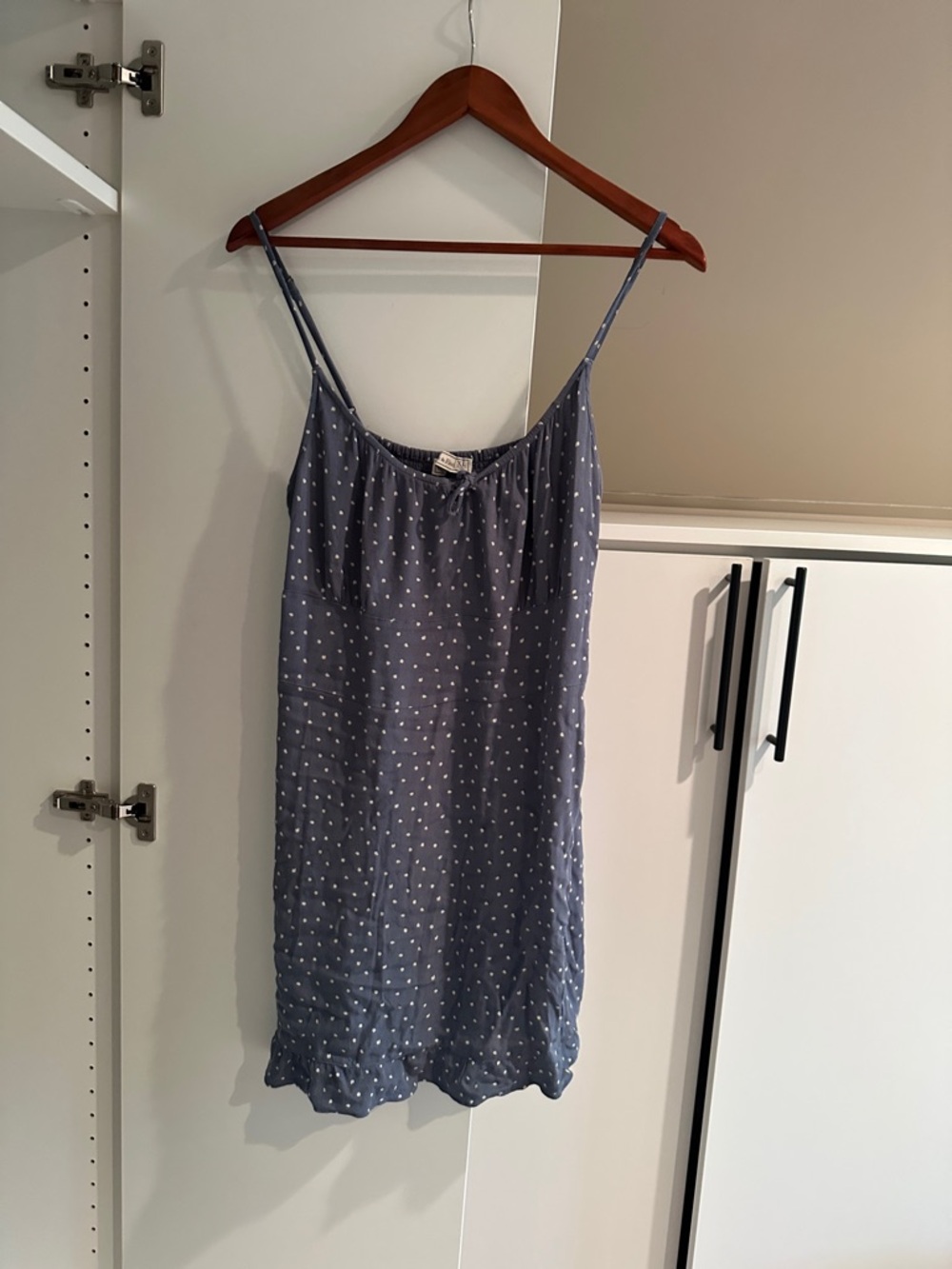 Abercrombie & Fitch Blue Polka Dot Mini Dress